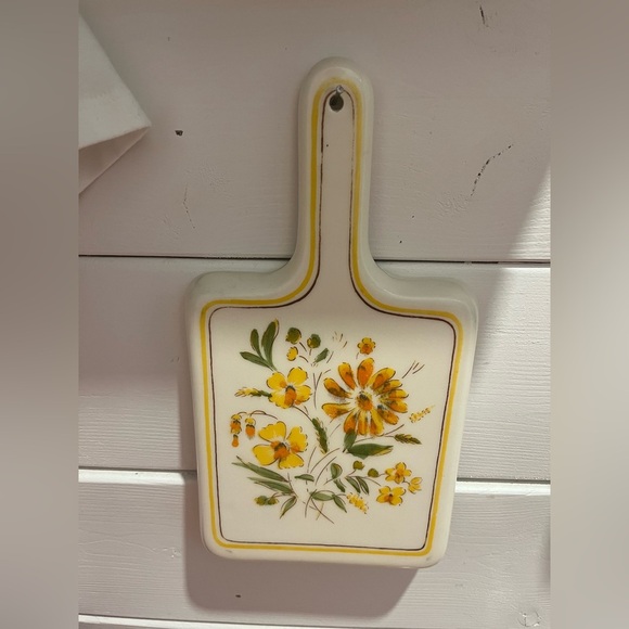 💛 VINTAGE – Hand-painted ceramic spoon rest – - Picture 6 of 11
